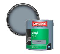 Johnstone's Trade Vinyl Silk Walls & Ceilings Emulsion Paint Quicksilver (Ppg1041-5) 2.5L