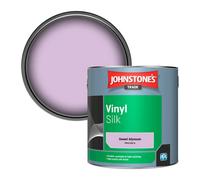 Johnstone's Trade Vinyl Silk Walls & Ceilings Emulsion Paint Sweet Alyssum (Ppg1252-4) 2.5L