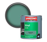 Johnstone's Trade Vinyl Silk Walls & Ceilings Emulsion Paint Treasure Isle (Ppg1141-5) 2.5L