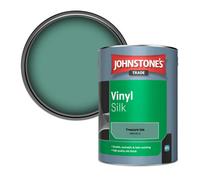 Johnstone's Trade Vinyl Silk Walls & Ceilings Emulsion Paint Treasure Isle (Ppg1141-5) 5L