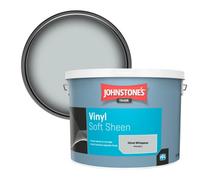 Johnstone's Trade Vinyl Soft Sheen Walls & Ceilings Emulsion Paint Ghost Whisperer (Ppg1039-1) 10L