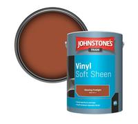 Johnstone's Trade Vinyl Soft Sheen Walls & Ceilings Emulsion Paint Glowing Firelight (Ppg1191-7) 5L