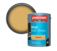 Johnstone's Trade Vinyl Soft Sheen Walls & Ceilings Emulsion Paint Golden Ochre 5L
