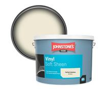 Johnstone's Trade Vinyl Soft Sheen Walls & Ceilings Emulsion Paint Perfect Solution (Ppg1093-1) 10L