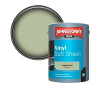 Johnstone's Trade Vinyl Soft Sheen Walls & Ceilings Emulsion Paint Quaking Grass (Ppg1121-4) 5L