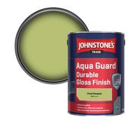 Johnstone's Trade Wood & Metal Aqua Guard Durable Gloss Paint Floral Bouquet (Ppg1117-4) 5L