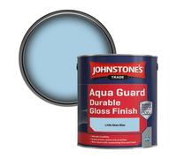 Johnstone's Trade Wood & Metal Aqua Guard Durable Gloss Paint Little Beau Blue 2.5L