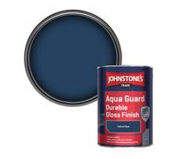 Johnstone's Trade Wood & Metal Aqua Guard Durable Gloss Paint Oxford Blue 1L
