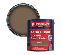 Johnstone's Trade Wood & Metal Aqua Guard Durable Gloss Paint Pale Brown (Ral 8025) 2.5L