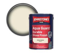 Johnstone's Trade Wood & Metal Aqua Guard Durable Gloss Paint Perfect Solution (Ppg1093-1) 5L