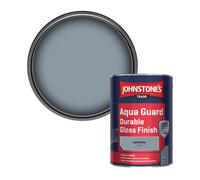 Johnstone's Trade Wood & Metal Aqua Guard Durable Gloss Paint Quicksilver (Ppg1041-5) 1L