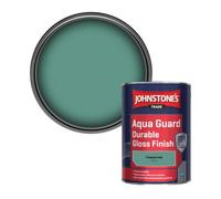 Johnstone's Trade Wood & Metal Aqua Guard Durable Gloss Paint Treasure Isle (Ppg1141-5) 1L