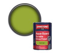 Johnstone's Trade Wood & Metal Aqua Guard Durable Gloss Paint Tropical Jungle 1L
