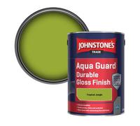 Johnstone's Trade Wood & Metal Aqua Guard Durable Gloss Paint Tropical Jungle 5L