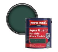 Johnstone's Trade Wood & Metal Aqua Guard Durable Gloss Paint Vine Green 2.5L