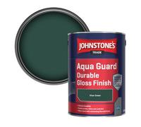 Johnstone's Trade Wood & Metal Aqua Guard Durable Gloss Paint Vine Green 5L