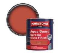 Johnstone's Trade Wood & Metal Aqua Guard Durable Gloss Paint Wet Coral (Ppg1189-6) 2.5L
