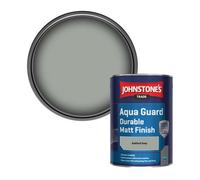 Johnstone's Trade Wood & Metal Aqua Guard Durable Matt Paint Ashford Grey 1L