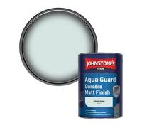 Johnstone's Trade Wood & Metal Aqua Guard Durable Matt Paint Cameo Green (Ppg1147-1) 1L