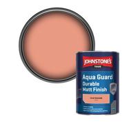 Johnstone's Trade Wood & Metal Aqua Guard Durable Matt Paint Coral Serenade (Ppg1193-5) 1L