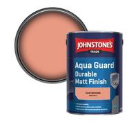 Johnstone's Trade Wood & Metal Aqua Guard Durable Matt Paint Coral Serenade (Ppg1193-5) 5L