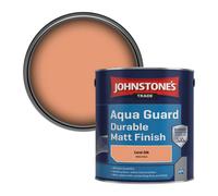 Johnstone's Trade Wood & Metal Aqua Guard Durable Matt Paint Coral Silk (Ppg1195-5) 2.5L