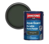 Johnstone's Trade Wood & Metal Aqua Guard Durable Matt Paint Deep Bronze Green (224) 5L
