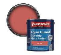 Johnstone's Trade Wood & Metal Aqua Guard Durable Matt Paint Deep Coral 2.5L