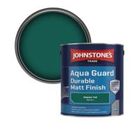 Johnstone's Trade Wood & Metal Aqua Guard Durable Matt Paint Empress Teal (Ppg1142-7) 2.5L