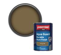 Johnstone's Trade Wood & Metal Aqua Guard Durable Matt Paint Favorite Fudge (Ppg1099-7) 1L