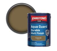 Johnstone's Trade Wood & Metal Aqua Guard Durable Matt Paint Favorite Fudge (Ppg1099-7) 5L