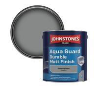 Johnstone's Trade Wood & Metal Aqua Guard Durable Matt Paint Gathering Storm (Ppg5001-6) 2.5L