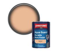 Johnstone's Trade Wood & Metal Aqua Guard Durable Matt Paint King Prawn (Ppg1197-4) 1L