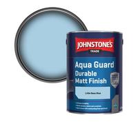 Johnstone's Trade Wood & Metal Aqua Guard Durable Matt Paint Little Beau Blue 5L