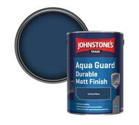 Johnstone's Trade Wood & Metal Aqua Guard Durable Matt Paint Oxford Blue 5L