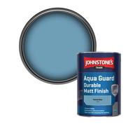 Johnstone's Trade Wood & Metal Aqua Guard Durable Matt Paint Pastel Blue (Ral 5024) 1L