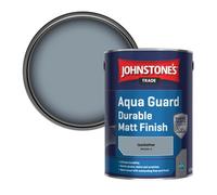 Johnstone's Trade Wood & Metal Aqua Guard Durable Matt Paint Quicksilver (Ppg1041-5) 5L