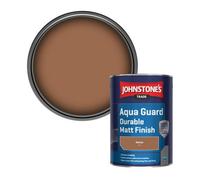 Johnstone's Trade Wood & Metal Aqua Guard Durable Matt Paint Sienna (06C37) 1L