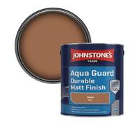 Johnstone's Trade Wood & Metal Aqua Guard Durable Matt Paint Sienna (06C37) 2.5L
