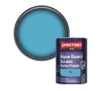 Johnstone's Trade Wood & Metal Aqua Guard Durable Satin Paint Ariel (12409) 1L