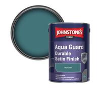 Johnstone's Trade Wood & Metal Aqua Guard Durable Satin Paint Blue John 5L