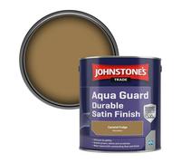 Johnstone's Trade Wood & Metal Aqua Guard Durable Satin Paint Caramel Fudge (Ppg1095-6) 2.5L