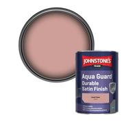Johnstone's Trade Wood & Metal Aqua Guard Durable Satin Paint Coral Cove (Ppg1057-4) 1L