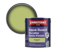 Johnstone's Trade Wood & Metal Aqua Guard Durable Satin Paint Floral Bouquet (Ppg1117-4) 2.5L