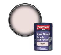 Johnstone's Trade Wood & Metal Aqua Guard Durable Satin Paint Floral Linen (Ppg1189-1) 1L