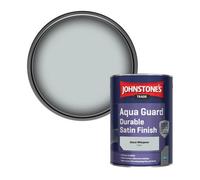 Johnstone's Trade Wood & Metal Aqua Guard Durable Satin Paint Ghost Whisperer (Ppg1039-1) 1L