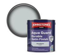 Johnstone's Trade Wood & Metal Aqua Guard Durable Satin Paint Ghost Whisperer (Ppg1039-1) 2.5L