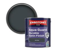 Johnstone's Trade Wood & Metal Aqua Guard Durable Satin Paint Irish Stout 2.5L