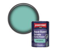 Johnstone's Trade Wood & Metal Aqua Guard Durable Satin Paint Knave Complements (S12) 1L
