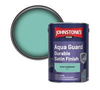 Johnstone's Trade Wood & Metal Aqua Guard Durable Satin Paint Knave Complements (S12) 5L